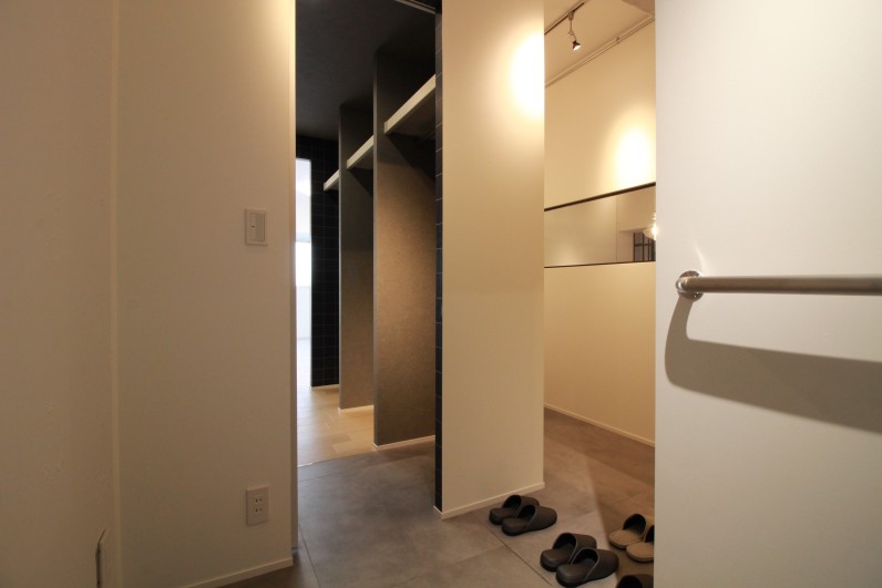 シームレスな玄関