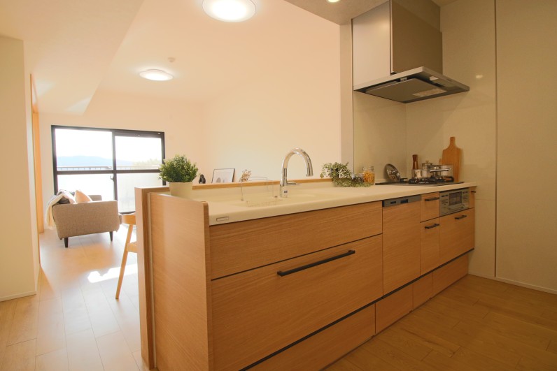 キッチンは、家族の
　　ライブステージになる。